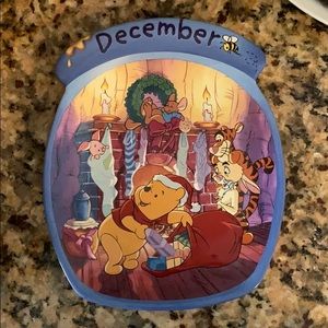 Winnie the Pooh the Whole Year Through Plate Dec.